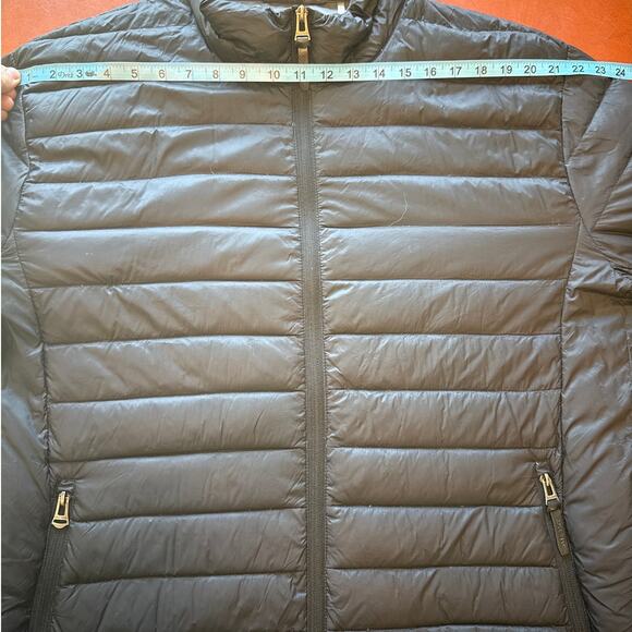 Cole Haan Packable Down Jacket XXL Black Puffer Lightweight Travel EUC - Picture 6 of 8